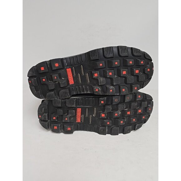 Aggressor Men's 8" 8910 Steel Toe Steel Plate WP Work Boots Black/Grey Size 13M - Picture 9 of 9